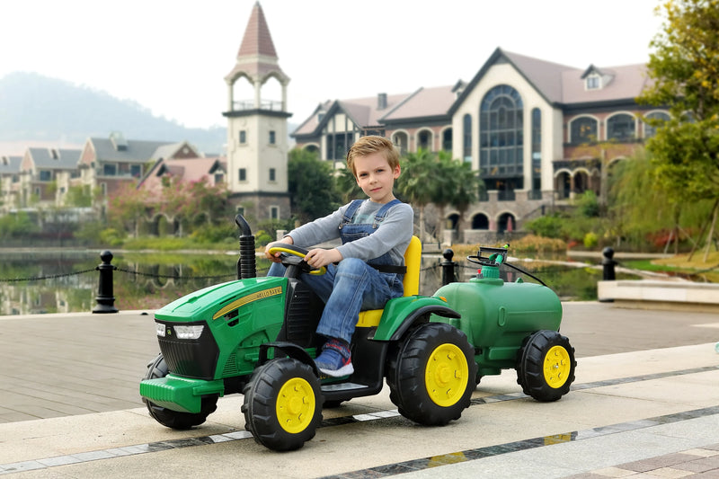 XL Tractor Electric Toy Car with Bucket Child Baby Remote Control Double Car Oversized