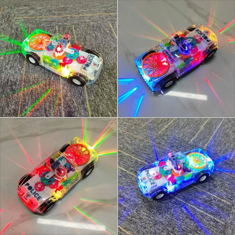 Carrinho Musical LED: Diversão e Durabilidade em Cada Nota para Pequenos Aventureiros a Partir de 6 Meses!