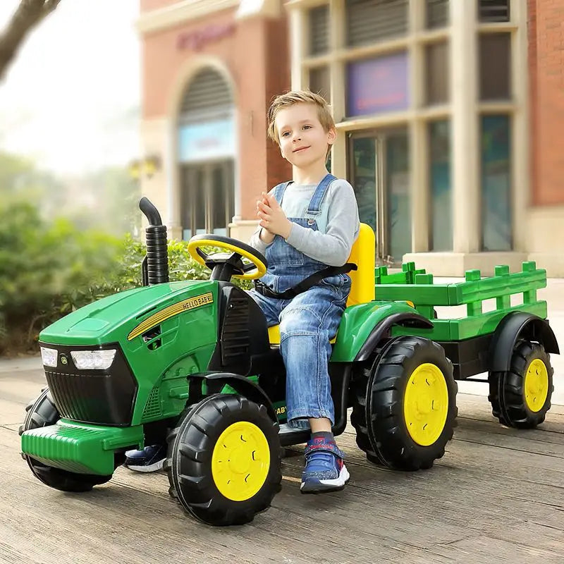 XL Tractor Electric Toy Car with Bucket Child Baby Remote Control Double Car Oversized