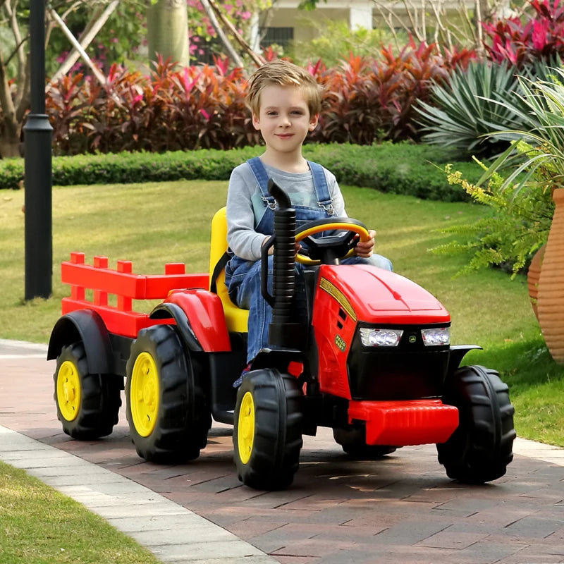 XL Tractor Electric Toy Car with Bucket Child Baby Remote Control Double Car Oversized