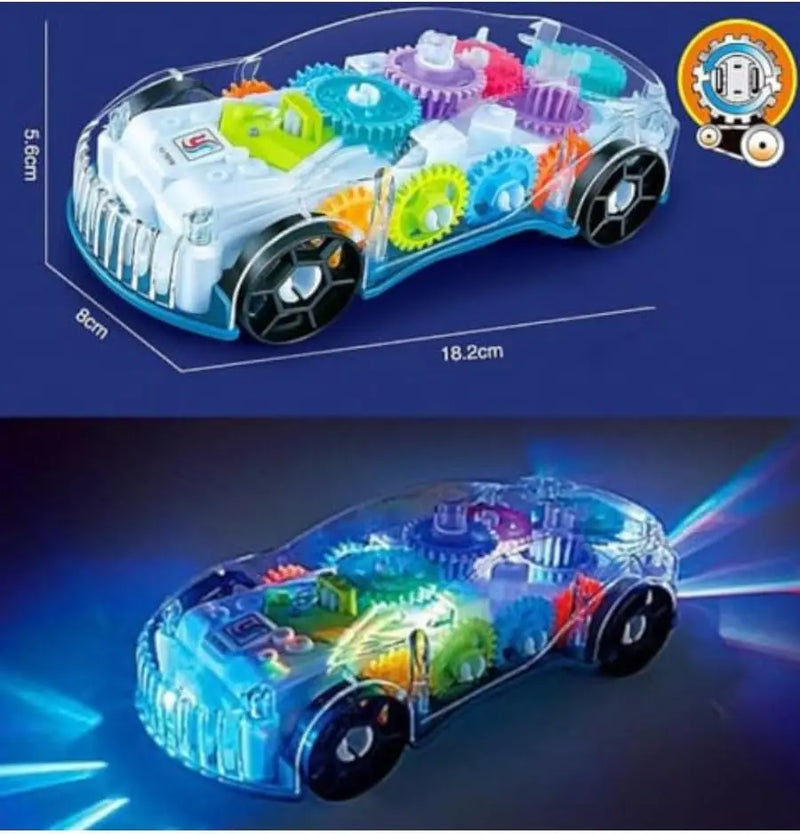 Carrinho Musical LED: Diversão e Durabilidade em Cada Nota para Pequenos Aventureiros a Partir de 6 Meses!