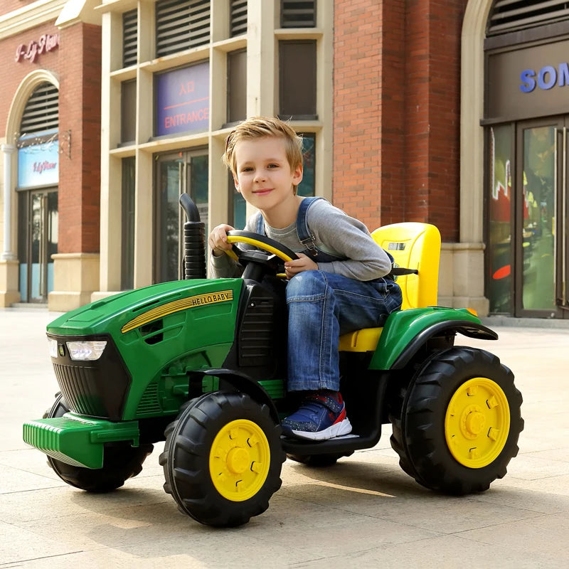 XL Tractor Electric Toy Car with Bucket Child Baby Remote Control Double Car Oversized