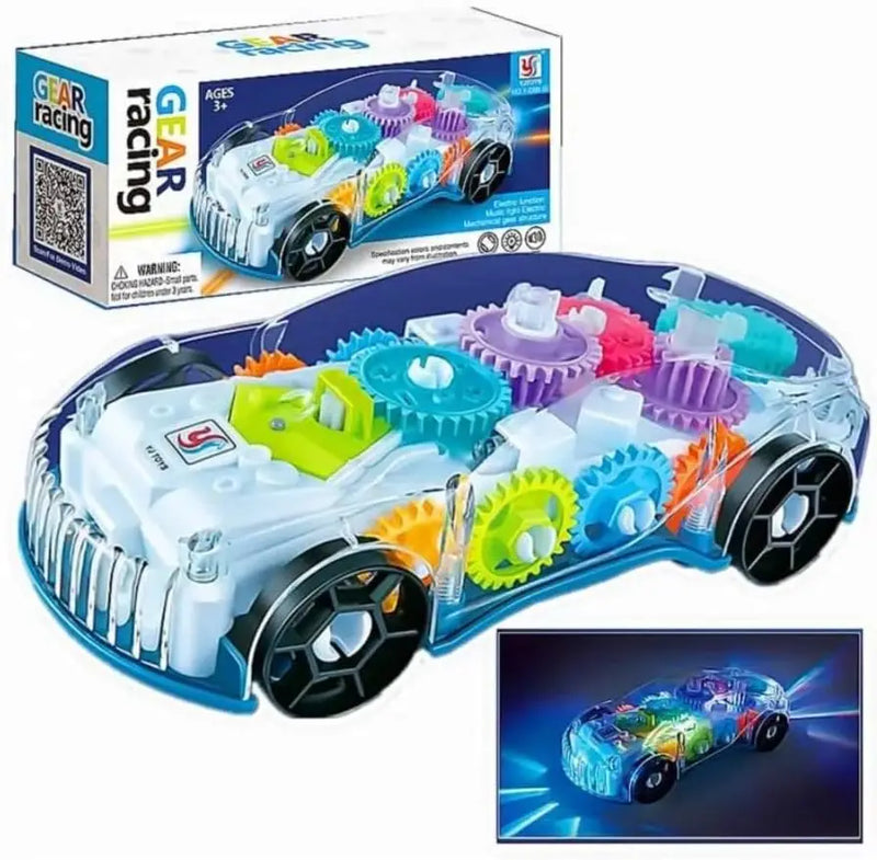 Carrinho Musical LED: Diversão e Durabilidade em Cada Nota para Pequenos Aventureiros a Partir de 6 Meses!