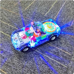 Carrinho Musical LED: Diversão e Durabilidade em Cada Nota para Pequenos Aventureiros a Partir de 6 Meses!