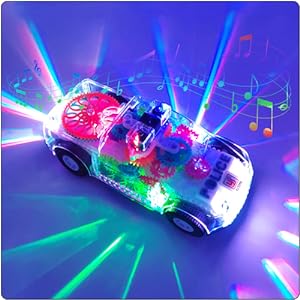 Carrinho Musical LED: Diversão e Durabilidade em Cada Nota para Pequenos Aventureiros a Partir de 6 Meses!