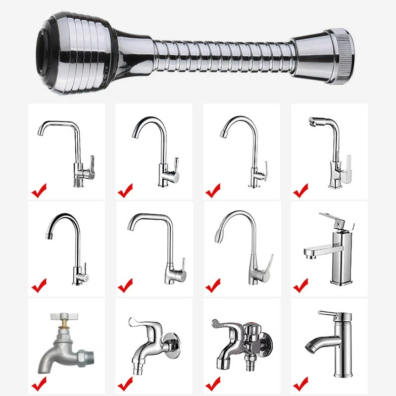 Utensílios de cozinha 2 modos 360 rotativo borbulhador extensor de torneira de alta pressão economia de água acessórios de cozinha para banheiro suprimentos &nbsp;